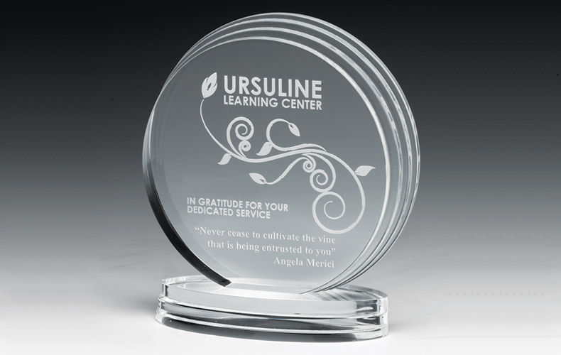 7575S (Screen Print), 7575L (Laser), 7575P (4Color Process) - Round Legend Award 7575S (Screen Print), 7575L (Laser), 7575P (4Color Process) - Round Legend Award